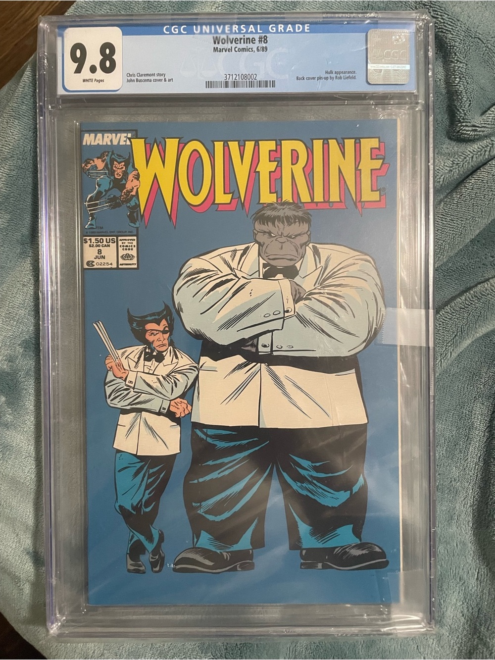 Wolverine #8 CGC 9.8 . Great Cover